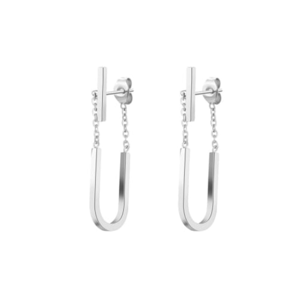 New Titanium Steel Geometric Minimalist Earrings